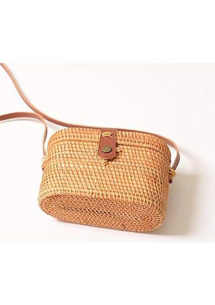 Doğal 2024 Yeni Vietnam Rattan Plaj Çantası Yuvarlak Fas Dokuma Hasır Hasır Crossbody Omuz Çanta Yaz El Sanatları Ürünleri (Yurt Dışından) fiyatları