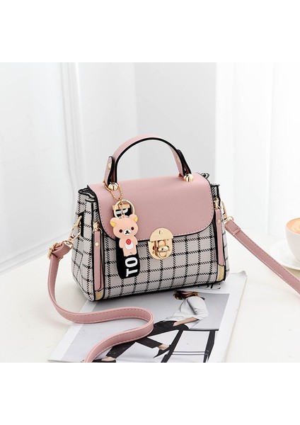 Gri L Sling Çanta Anahtarlık Çanta Vintage Tasarımcı Çanta Zincir Omuz Çantaları ile Kadınlar Için (Yurt Dışından) modelleri