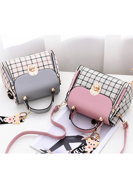 Gri L Sling Çanta Anahtarlık Çanta Vintage Tasarımcı Çanta Zincir Omuz Çantaları ile Kadınlar Için (Yurt Dışından) fırsatları