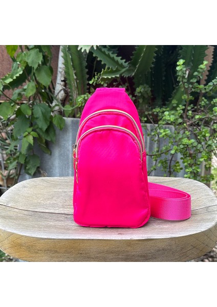 Siyah Naylon Crossbody Yeni Kadın Göğüs Çantası Moda Hafif Bel Çantası Tek Kollu Çanta Doğa Sporları Küçük Çanta Borse Donna (Yurt Dışından)