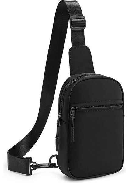 Mavi Naylon Su Geçirmez Erkek Kadın Unisex Çapraz Vücut Fanny Paketi Tek Omuz Çantası Crossbody Göğüs Çanta Seyahat Göğüs Kese Çanta (Yurt Dışından) modelleri