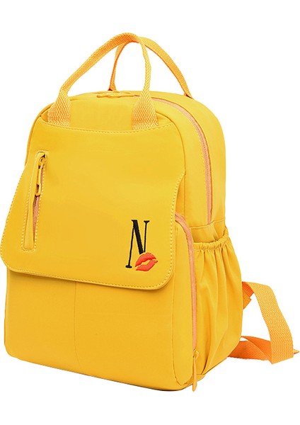 Bej Promosyon Kaliteli Hafif Sevimli Moda Kadın Sırt Çantası Özel Işlemeli (Yurt Dışından)
