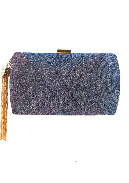 03 Kadın Akşam Debriyaj Çanta Leke Kumaş Çanta Düğün Balo Gece Dışarı Parti Kristal Zarf Debriyaj Crossbody Omuz Çantaları (Yurt Dışından)