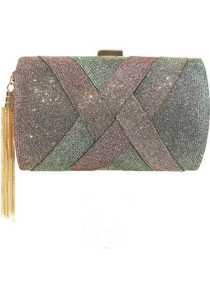 03 Kadın Akşam Debriyaj Çanta Leke Kumaş Çanta Düğün Balo Gece Dışarı Parti Kristal Zarf Debriyaj Crossbody Omuz Çantaları (Yurt Dışından) fırsatları