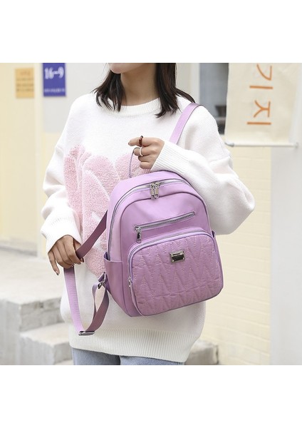 Siyah Moda Oxford Kumaş Sırt Çantası Kadın Kore Versiyonu Moda Kadın Sırt Çantaları Seyahat Tuval Kadın Dizüstü Sırt Çantaları (Yurt Dışından) modelleri