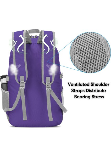 Sarı 35L - Katlanabilir Yürüyüş Sırt Çantaları Seyahat Için Suya Dayanıklı Kompakt Katlanır Sırt Çantası Hafif Paketlenebilir Sırt Çantası (Yurt Dışından) indirimleri