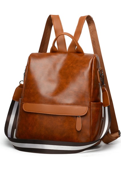 Bordo Özel BP2451 Yumuşak Deri Sırt Çantası Kadın Moda Retro Tasarımcı Pu Açık Basit Sırt Çantası Rahat Öğrenci Okul Çantası Üreticisi (Yurt Dışından) modelleri