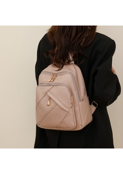 Pembe Kadınlar Için Koleji Su Geçirmez Kadın Sırt Çantaları Moda Sırt Çantası Pu Polyester Okul Çantaları Yumuşak Yeni Moda Sırt Çantası Özel (Yurt Dışından) indirimleri