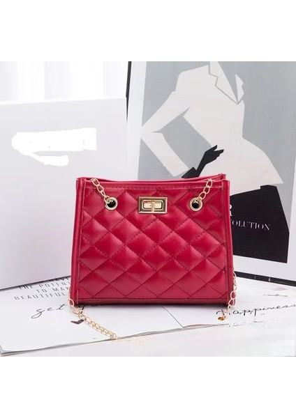 Kırmızı SDB135 2023 Kadın Işlemeli Zincir Omuz Bayanlar Mini Çanta Tasarımcısı Mini Jöle Çanta Kızlar Cep Telefonu Messenger Çanta (Yurt Dışından)