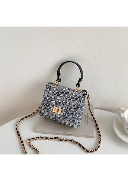 Siyah Sıcak Satış 2023 Yeni Moda Küçük Sevimli Kadın Çok Yönlü Mini Crossbody Askılı Çanta Çanta Kızlar Için (Yurt Dışından)