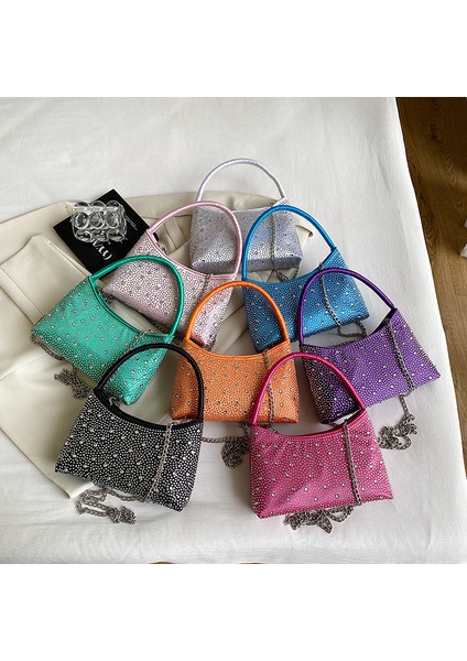Çanta Renk 8 Lüks Kadın Gelin Düğün Çanta Parti Balo Glitter Bling Taklidi Manşonlar Çanta Yemeği Akşam Debriyaj Kova Çanta (Yurt Dışından) fiyatları