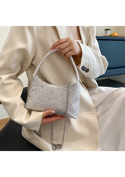 Çanta Renk 8 Lüks Kadın Gelin Düğün Çanta Parti Balo Glitter Bling Taklidi Manşonlar Çanta Yemeği Akşam Debriyaj Kova Çanta (Yurt Dışından) fırsatları