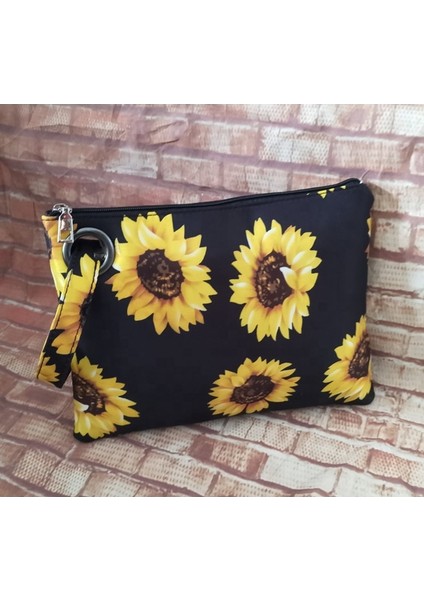 Stil 5 Silvia Kadın Moda Çiçek Inek Leopar Baskı Desen Debriyaj Çanta Renkli Zarf Akşam Parti Çantası (Yurt Dışından) modelleri