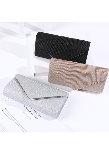 2 Kadın Akşam Çanta Resmi Debriyaj Çantalar Düğün Parti Balo Çanta Omuz Askısı ve Glitter Flap ile (Yurt Dışından) fiyatları