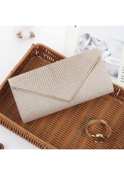 2 Kadın Akşam Çanta Resmi Debriyaj Çantalar Düğün Parti Balo Çanta Omuz Askısı ve Glitter Flap ile (Yurt Dışından) modelleri