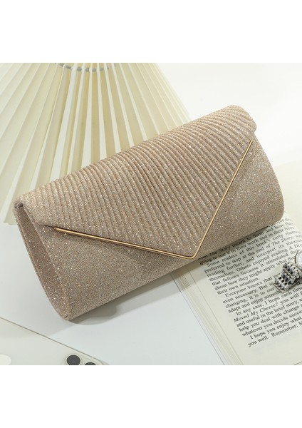 2 Kadın Akşam Çanta Resmi Debriyaj Çantalar Düğün Parti Balo Çanta Omuz Askısı ve Glitter Flap ile (Yurt Dışından) fırsatları