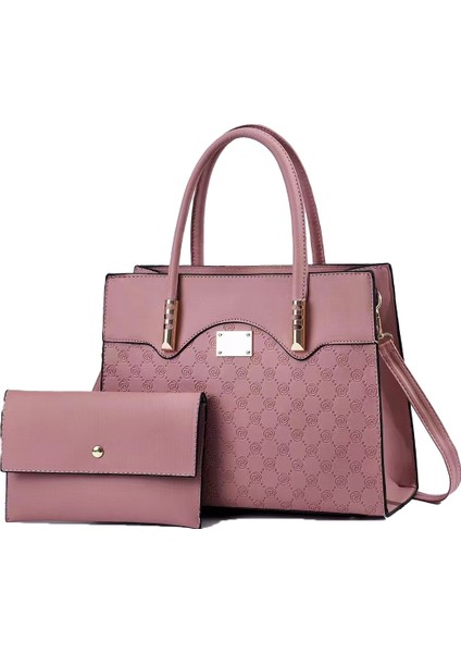 Pembe 2023 Popüler Kadın Yaz Tote Çanta Kanvas Kadın Çanta Crossbody Çanta (Yurt Dışından)