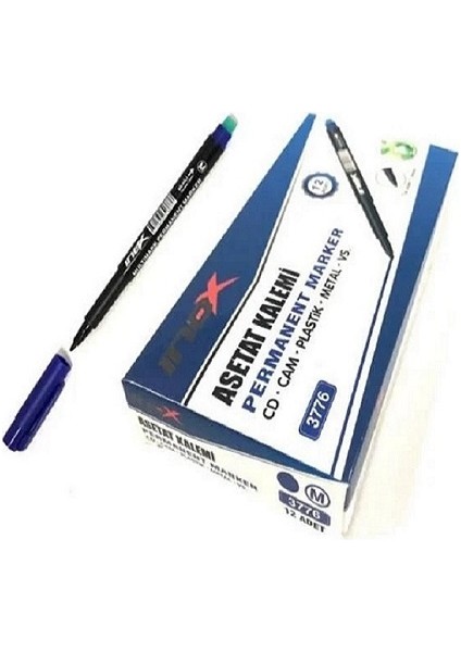 CD Asetat Kalemi 12 li Mavi