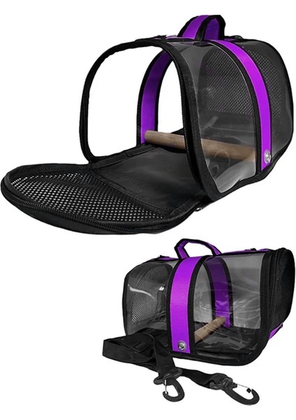 Tünekli Taşıma Çantası 20 x 30 cm Mor fiyatları