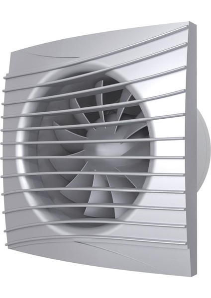 100 mm (10 Cm) Sessiz Klapeli Banyo Fanı (Sılent Gri 4c)