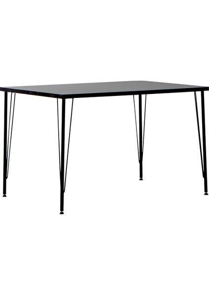 Nero Siyah Masa 75X110 cm Miray Siyah Sandalye Mutfak Masa Takımı fırsatları