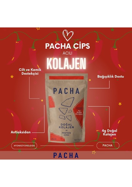 Doğal Kolajen ve Protein Cipsi Aylık Karışık Kutu 30 x 10 gr
