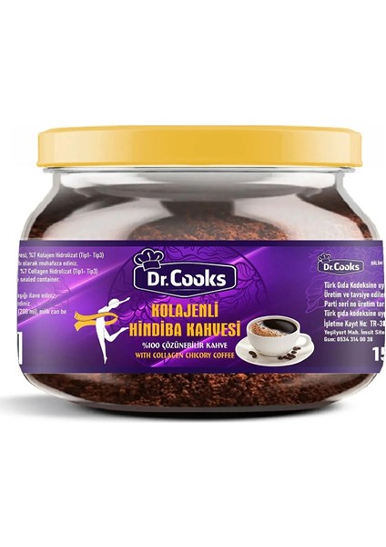 Dr. Cooks Kolajenli Detox Diyet Hindiba Kahvesi 150 gr