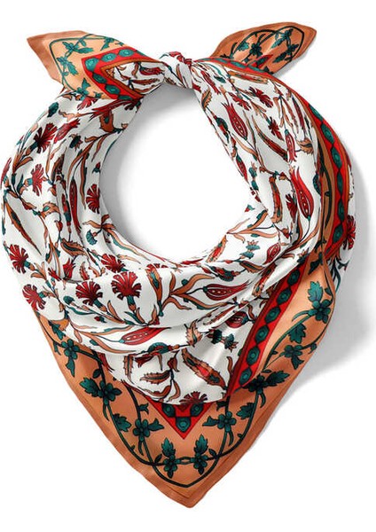 Taba Lale Karanfil Desen Ipeksi Mendil fiyatları