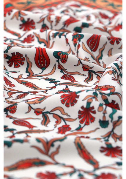 Taba Lale Karanfil Desen Ipeksi Mendil modelleri