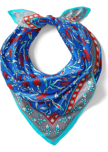 Saks Lale Karanfil Desen Ipeksi Mendil fiyatları