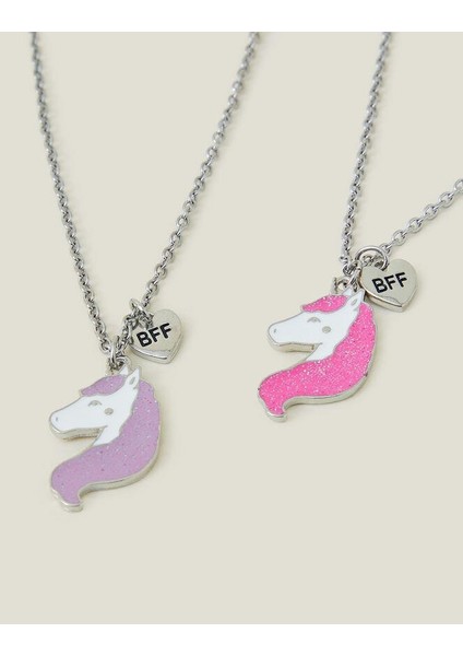 Unicorn Kolye Uçlu En Iyi Arkadaş 2'li Kolye Seti fiyatları