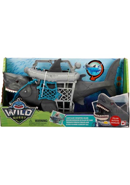 Wild Quest Cage Rage Chomping Shark Işıklı Oyun Seti fiyatları
