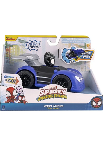 Spidey Çek Bırak Araba Black Panter SNF0014