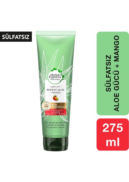 Herbal Essences Aloe Gücü ve Mango Sülfatsız Saç Bakım Kremi 275 ml