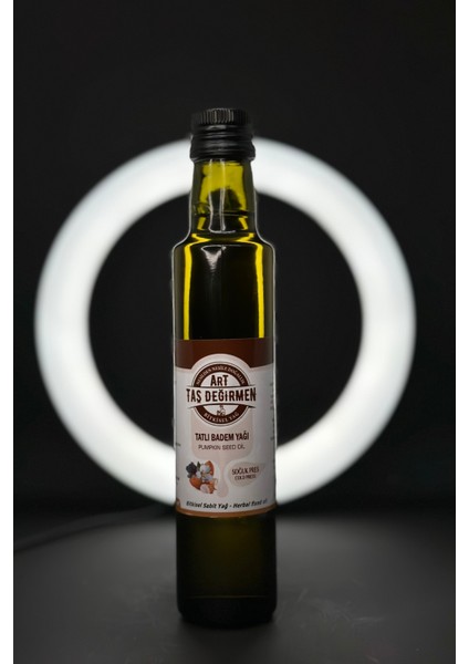 Art Taş Değirmen %100 Saf ve Doğal Badem Yağı 250 ML Soğuk Sıkım, Tatlı Badem Yağı