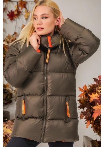 Z6682 Dewberry Bayan Mont-Düz Haki