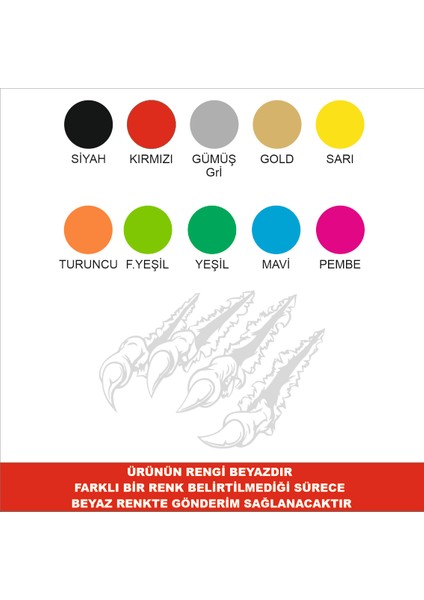 Vahşi Pençe Sticker