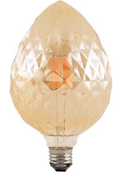 4W E27 2200K Sarı G95 LED Rustik Ampul AB55-00420