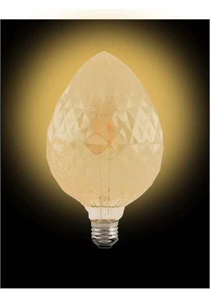 4W E27 2200K Sarı G95 LED Rustik Ampul AB55-00420 fiyatları