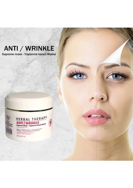 Antı-Wrınkle Maske (Yaşlanma Karşıtı) 150 ml