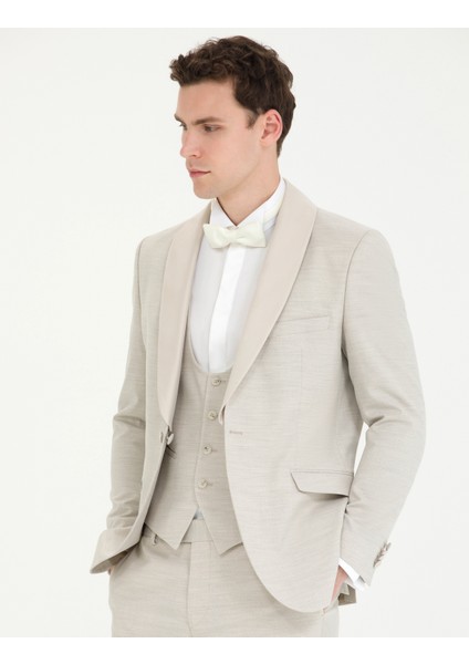 Erkek Bej Ex. Slim Fit Smokin 50268518-VR011 fırsatları