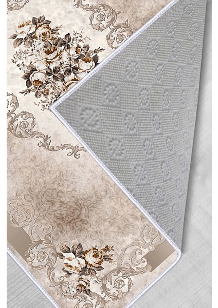 Dijital Baskı Yıkanabilir Kaymaz Taban Salon Halısı ve Yolluk LNA0430 modelleri