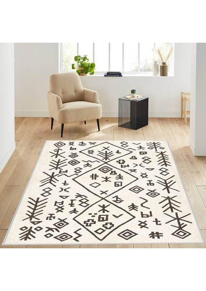 Dijital Baskı Yıkanabilir Kaymaz Taban Salon Halısı ve Yolluk LNA1321