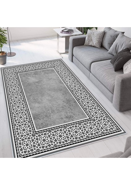 Dijital Baskı Yıkanabilir Kaymaz Taban Salon Halısı ve Yolluk LNA1309