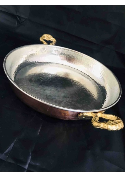 Bakır Yumurta Tavası/sahanı 25 cm (Kalın/ağır) modelleri