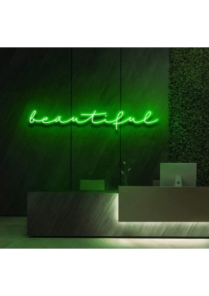 Beautiful Yazılı Neon Tabela