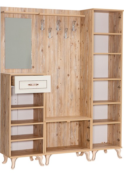 History Live 3 Parça Fonksiyonel Vestiyer fiyatları