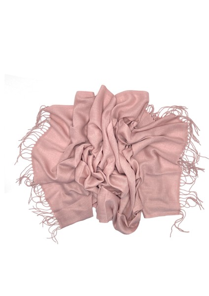 Naz Koyu Pamuklu Viskon Paşmina Şal 180X70 cm Püsküllü Yüksek Kalite 150 gr Pashmina