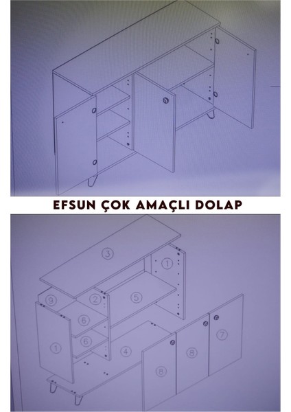 Home Efsun Rose Dekoratif Çok Amaçlı Dolap modelleri