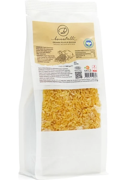 Organik Pilavlık Bulgur 500 gr